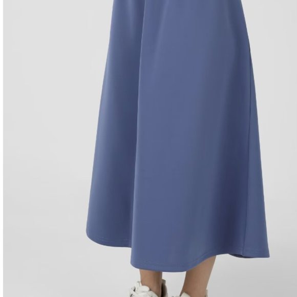 Skirt Suit Sweater Blue Winter Fall NWT 2 Piece Matching Set Two Classy Modest - Picture 3 of 8